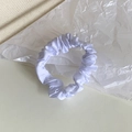 Coletero de satén minimalista en color violeta claro con acabado de seda brillante - 4# Blanco