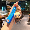 Horror movie Jason Voorhees figure keychain with blue Chucky strap - B343-2 Jason / Large