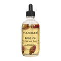 Moisturizing 120ml rose body oil with real flower petals for hair, nails and skin care - Rose Oil