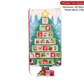 Christmas tree countdown advent calendar tapestry with snowman and 24 numbered pockets - Christmas Tree