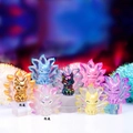 Cute Nine-Tailed Fox plush keychain blind box set in vibrant colors for backpack decor - Kunlun Nine-Tailed Fox (Whole Box)