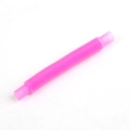 Giocattolo antistress a tubo telescopico rosa realizzato in plastica flessibile - Rosa Rosso
