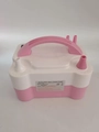 Pompe à ballon électrique variante, gonfleur d'air portable rose et blanc pour fête et anniversaire. - Prise UK rose et blanc, 220-240V