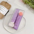 Set of 2 purple hair root volume clips in packaging for salon styling at home - 2 Pcs/Box / Purple