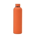 Κομψό θερμός 750ml από ανοξείδωτο ατσάλι με πορτοκαλί ματ φινίρισμα και διπλό τοίχωμα - 750ml / Πορτοκαλί του Κιννάβαρι
