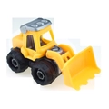 DIY assembly toy yellow construction excavator truck with large wheels for kids - Bulldozer