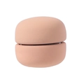 Boucle de foulard magnétique style macaron avec une finition rose cannelle mate - Cannelle (CK053)