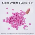 500g bulk bag of 5mm onion-shaped polymer clay slices for DIY slime and nail art crafts - 0.5cm Onion Slice / 500g/Pack