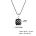 Zonder ketting Zilver/Koolstofvezel