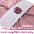 Purple rose milk cotton flower lining paper in 30x30cm size for floral packaging - Extracted Milk Cotton - Small / Purple Rose