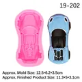 Pink silicone sports car mold for fondant and chocolate cake decorating and DIY baking - 1# Racing Car / Pink