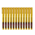 12er-Set metallisch goldene Bastelstifte für DIY-Kunst und wasserfeste Signaturen - 1 Stück (12 Stück/Box) / Gold