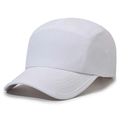 Berretto da baseball bianco a 5 pannelli ad asciugatura rapida per protezione solare - Regolabile / Bianco
