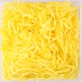 Shredded yellow raffia paper filler for gift boxes and Easter basket packaging - Yellow