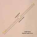 Elegant gold plated copper heart zircon bracelet with floral centerpiece 18.5cm - Star Mother of Pearl Style (2#X形)