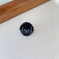 Cute black dog hair claw clip with glossy finish and minimalist white puppy face pattern - Approx 2.5cm / 7#Black