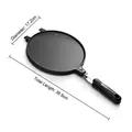 Piccola piastra rotonda antiaderente per involtini con manico termico, diametro 17,2cm - Stampo per involtini di uova da 17cm (Piccolo)