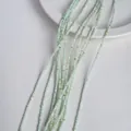 Irregular mint green translucent shell beads for DIY jewelry making and handmade crafts - 2mm / Mint Green