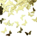 Sparkling gold butterfly confetti decorations for festive party table settings, 100pc set - Gold Butterfly