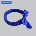 Bandeau rafraîchissant bleu roi avec nœud en tissu doux pour le sport et l'extérieur - Carte pour Animaux / Polyester/Bleu Royal
