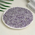 Natural raw purple amethyst crystal gravel stones in a white bowl for aromatherapy - Amethyst (Whitish) 3-5mm 1000g