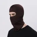 Outdoor cycling balaclava in dark coffee color CC-12 model with breathable windproof fabric - Coffee