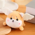 Cute shiba inu plush toy with small wings and pull-string wagging tail feature - Shiba Inu 12cm