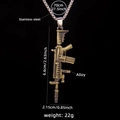 Όπλο Στυλ 15 + 70cm Ατσάλινη Αλυσίδα