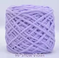 Gomitolo di lana spessa ciniglia lavanda per maglieria fai-da-te, colore 96 - Lilla