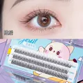 Fishtail cluster false eyelashes set with 9-11mm length for a natural fairy eye look - SY900 C-type Devil Fish Tail (Clusters)