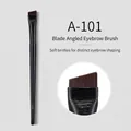 Slim angled eyebrow brush A-101 with fine synthetic bristles for precise brow shaping - A101 Blade Slanted Eyebrow Brush