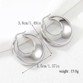 Chunky Plain Hoop (ZHE955)