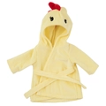 Yellow chick plush bathrobe with red crest for 18-inch American Girl dolls - Yellow Chicken
