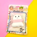 Marshmallow poederdons in spook-octopuss-vorm voor natte en droge make-up - Cartoon Tas / Roze