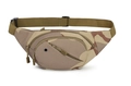 Sacoche de taille tactique camouflage désert avec sangle en nylon réglable - Camouflage Tricolore