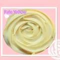 Colla crema simulata giallo chiaro a forma di rosa per progetti artigianali fai-da-te - Giallo Chiaro