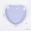 Square stainless steel heart tray variant showing 11cm dimensions and 25.2g weight - Heart Tray - Romantic Purple