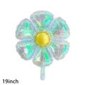 19 Inch Iridescent Daisy Balloon