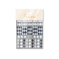3D embossed nail stickers featuring marble geometric patterns and textured designs - MS701-Relief