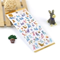 Cat themed 3D crystal epoxy stickers with gradient colors and gold stamping finish - Magic Star Cat