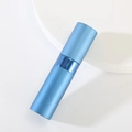 Atomizzatore per profumo blu 8ml ricaricabile con finitura opaca e anello metallico - 8ml / Blu Opaco