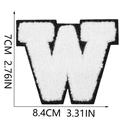 Letter W White