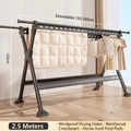 1.5-2.5m Extendable - Upgrade Version Gunmetal