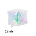 22 Inch Iridescent Cube Balloon