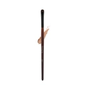 Nahaufnahme des RANCAI E07 Lidschattenpinsels aus Pferdehaar mit dichten Borsten und Holzgriff - Palisander Schwarzes Rohr Kleiner E07 Detailpinsel