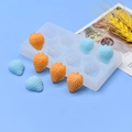 Stampo in silicone a 8 fragole per cioccolato e decorazione di torte fondenti - Stile Fragola a 8 Cavità (183#)
