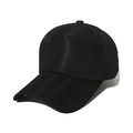 Men's outdoor black mesh baseball cap with breathable fabric and curved visor - Black