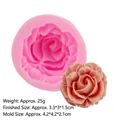 Dettagli dello stampo in silicone rosa con dimensioni del prodotto finito e specifiche - Stile 3