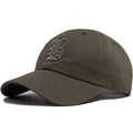 Cappellino da baseball verde oliva scuro con ricamo gotico B 3D per protezione solare - Ricamo 3D (B) / Verde Militare
