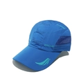 Quick-dry royal blue outdoor sport baseball cap with breathable mesh and side branding - M (56-58cm) / Blue